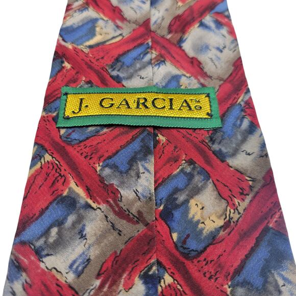Jerry‎ Garcia 100% Silk Tie 59" x 4" Imported Silk - Picture 4 of 9